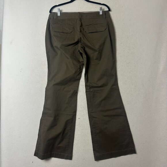 Old Navy Perfect Superflare brown Pants Sz 10 boho hippie bell bottom flare NEW - Picture 5 of 6
